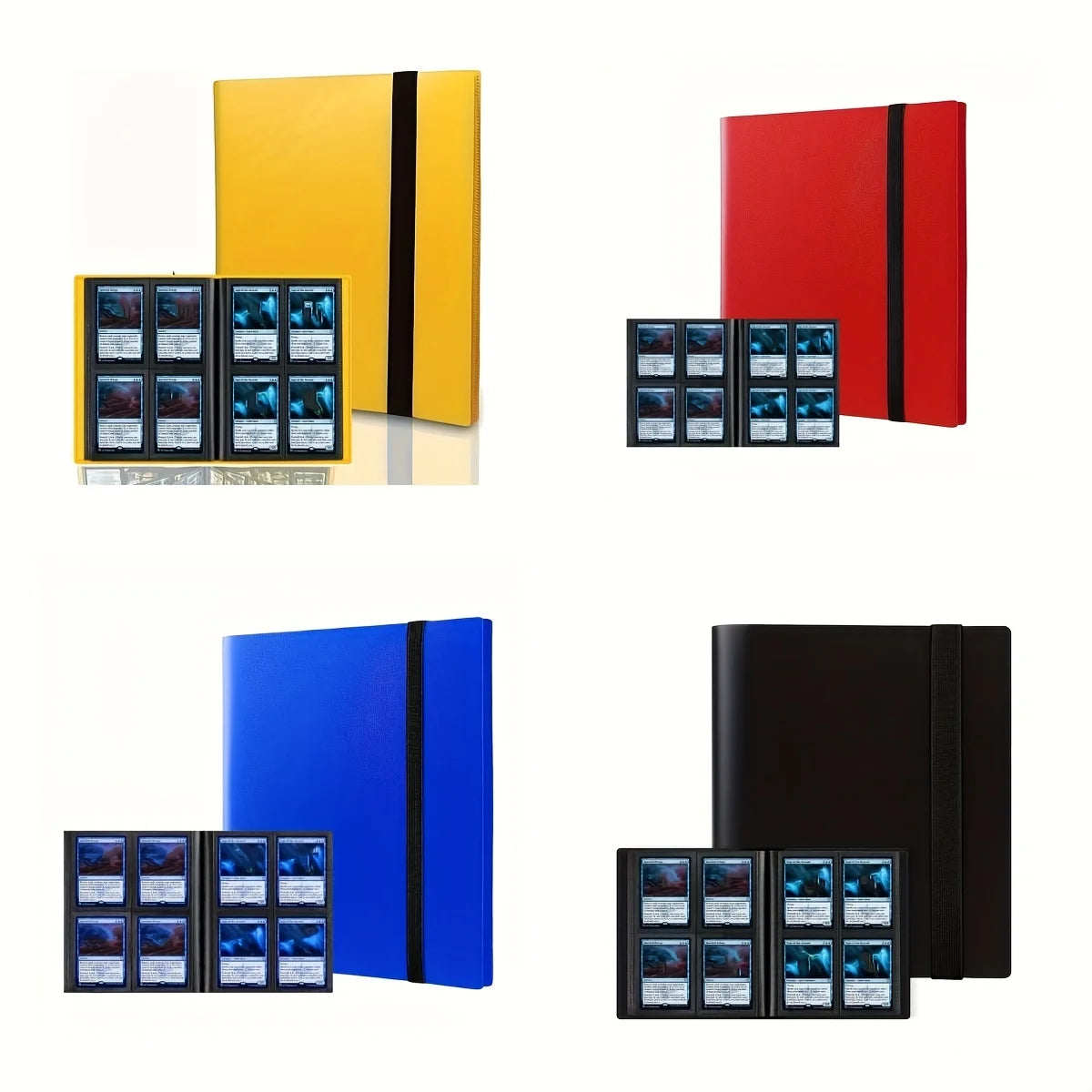 160-Pocket Extra-Large Trading Card Binder - Durable PP Material, Protective Album for Game and Collectible Cards