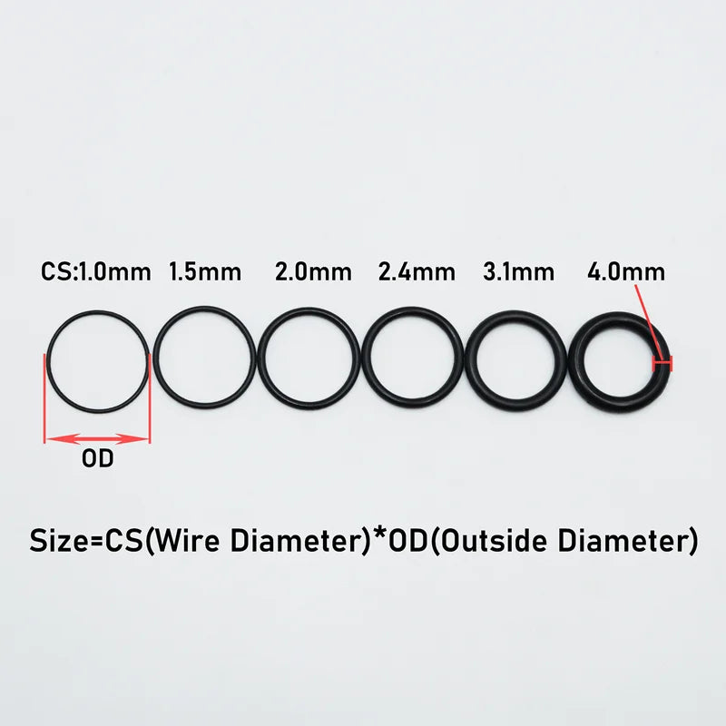 2840 O-Ring NBR Automobile Nitrile Rubber ORing Corrosion Oil Resistant Seal Washer for Car Air Condition Faucet Plumbing Gasket