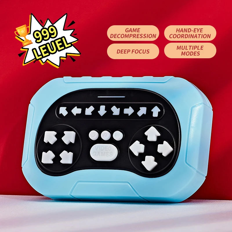 ZLang Dancing Handheld Memory Game Quick Push Game Fidget Toys for Adults Rhythm Handheld Game Machine Light Up Stress Relief