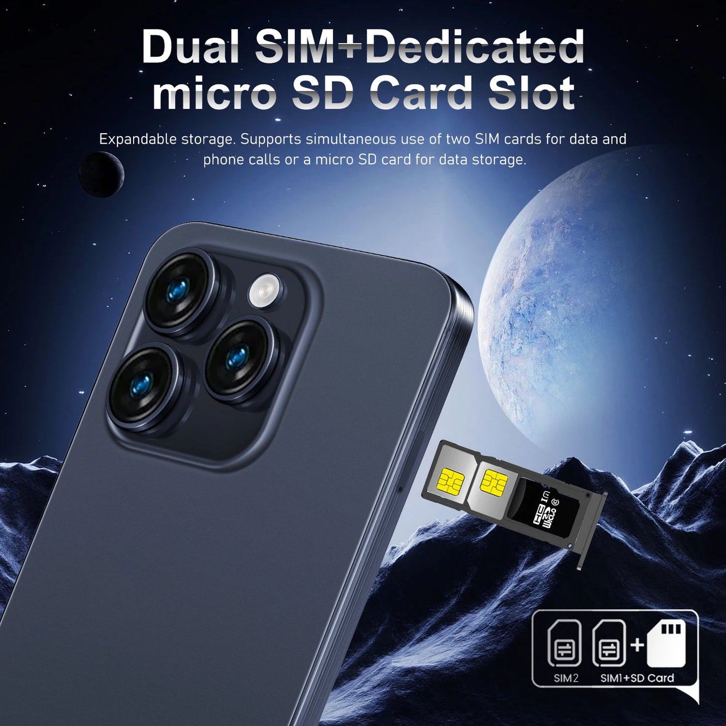 Note 14 Pro,Smartphone Cellphones Android 10,6.8 inch Screen,8+256GB,13+24MP,Mobile phone,5000mAh Google Play Store,Phone