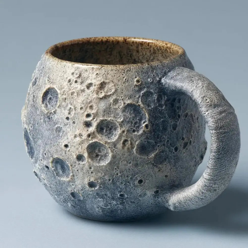 Solar System Planet Mugs Space-Themed Coffee Cups with Ergonomic Handle Planet-inspired Ceramic Cup Space Embossed Planet Mugs