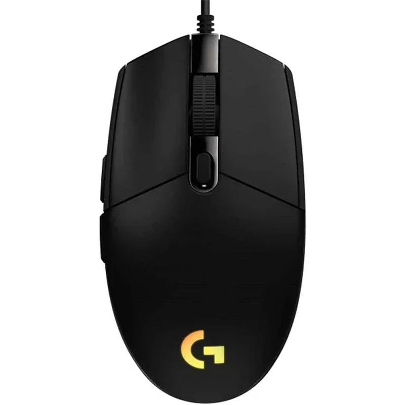 Logitech G102 Mouse USB Wired Gaming Mouse 8000 DPI Rainbow Optical Effect Screen for PC/Mac Computer and Laptop