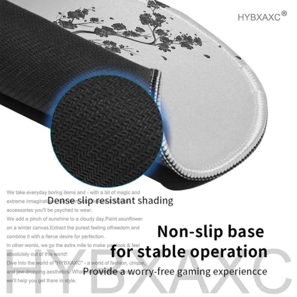 450x400 Japan Cherry Blossom Game Small Mousepad Computer Sakura Desk Mat Table Keyboard Pad Laptop Cushion Non-slip Deskpad