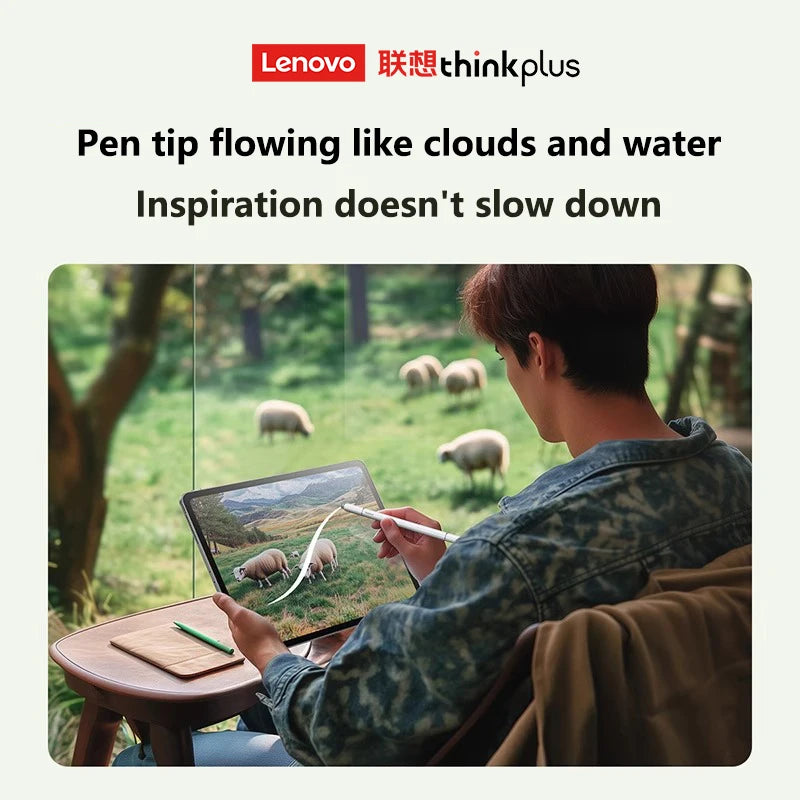 Lenovo Universal Three Pen Tips Stylus For Android IOS Capacitive Screen For IPad Apple Pencil Huawei Xiaomi Samsung Tablet Pen