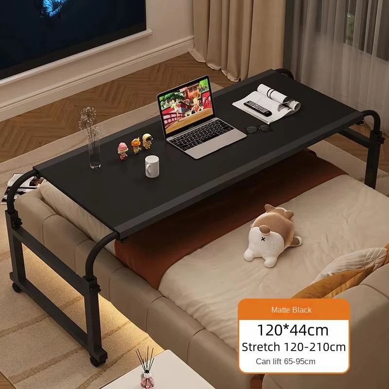Laptop Computer Adjustable Height And Length Living Room Bedroom Movable Desk Overbed Table