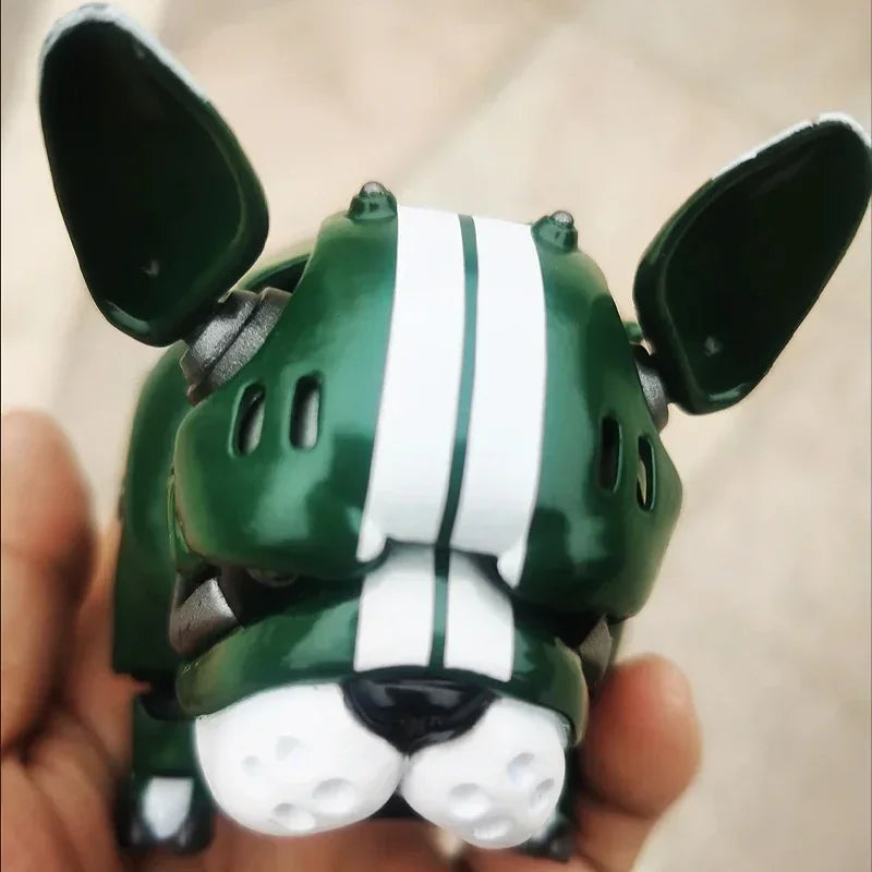 Hwj Rambler Transformation bouledogue mécanique Robot chien figurine jouets mobiles métallique à mode Science-Fiction ornement