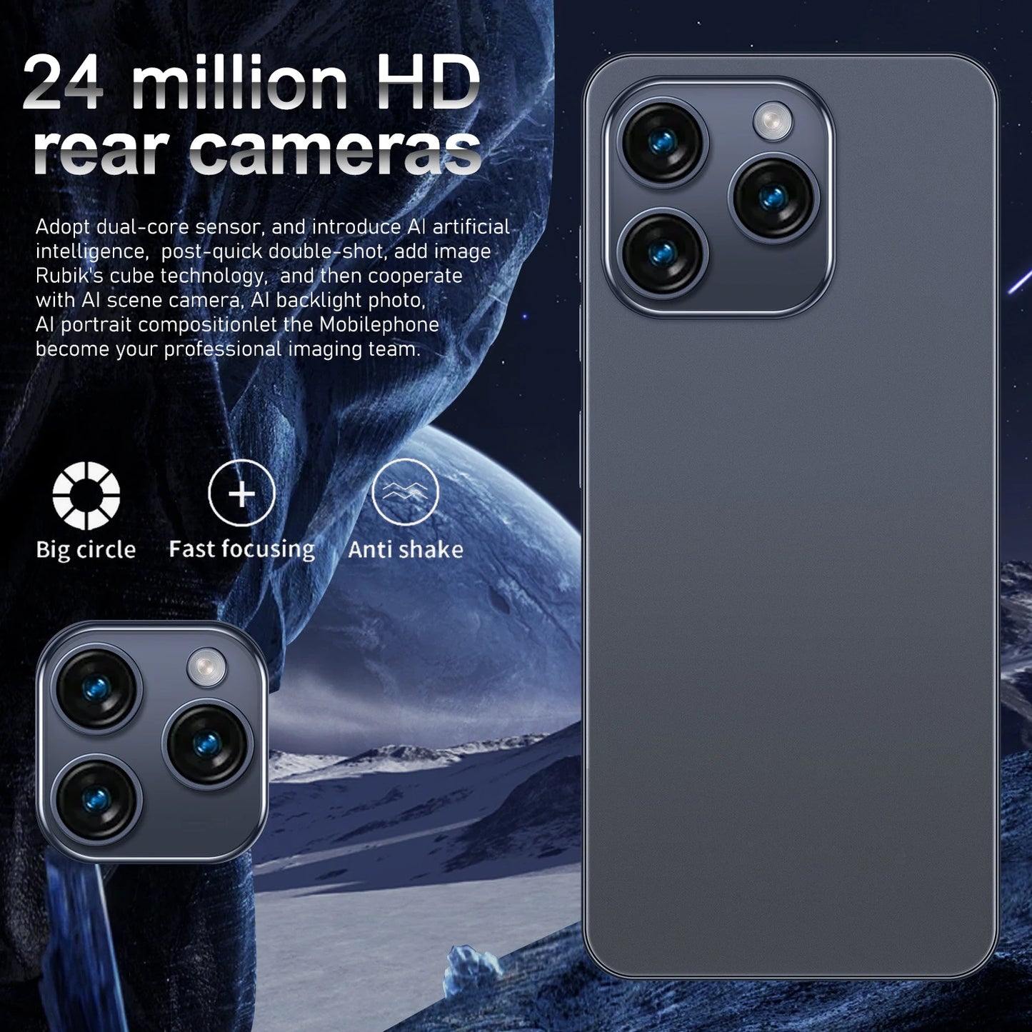 Note 14 Pro,Smartphone Cellphones Android 10,6.8 inch Screen,8+256GB,13+24MP,Mobile phone,5000mAh Google Play Store,Phone