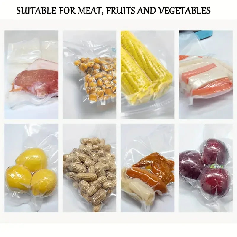 Two rolls of vacuum sealer bags for food preservers BPA-free, perfect for vacuum storage of household kitchen items