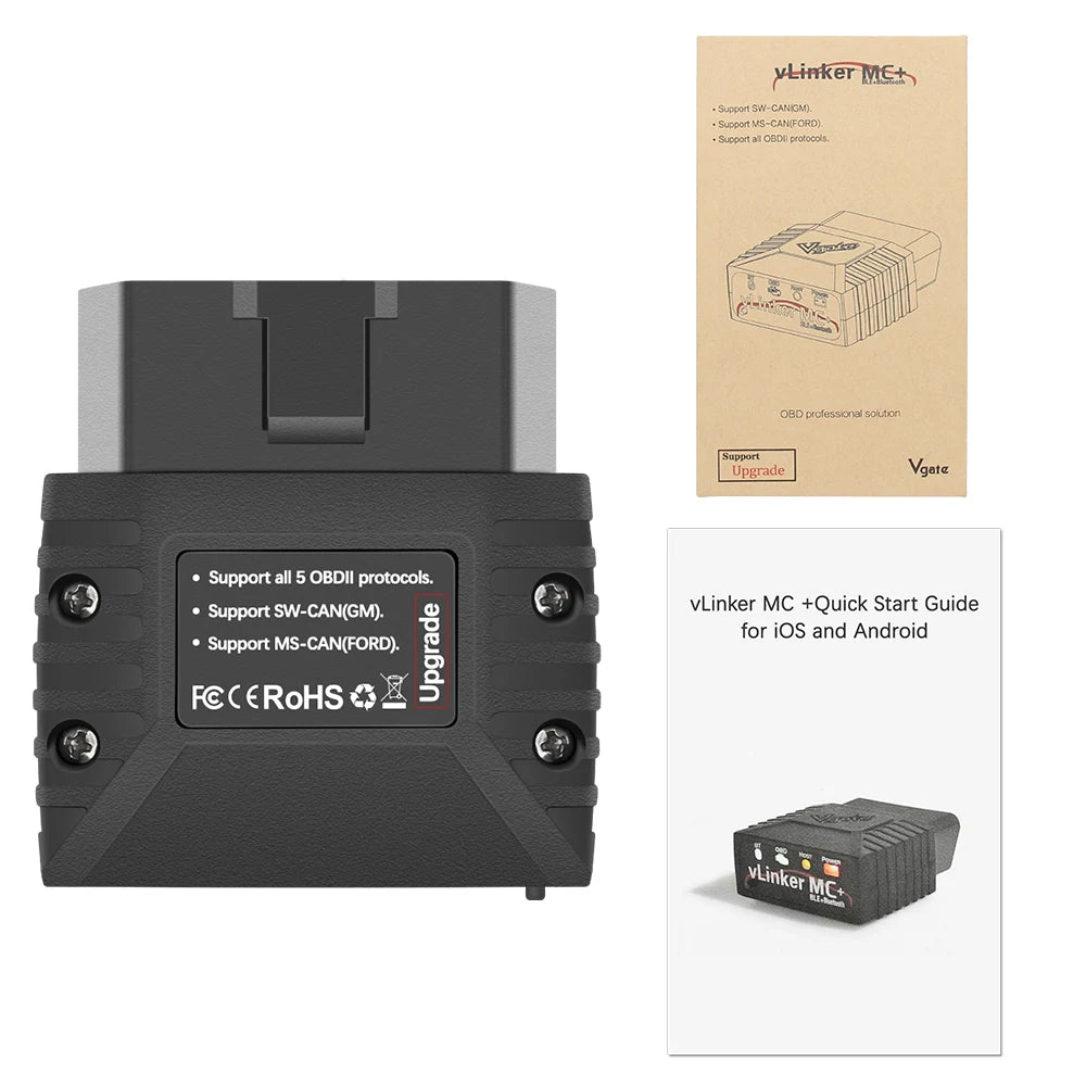Vgate vLinker MC ELM327 V2.2 Bluetooth 4.0 OBD2 Scanner OBD 2 BimmerCode FORScan Auto Car Diagnostic tools ELM 327 V1 5