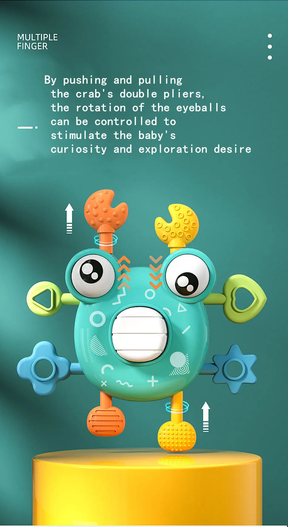 New Fun Baby Finger Exercise Game Newborn Baby Rattles Mobiles Hanging Bell Early Education Toys 0-24 Months For Children Gifts