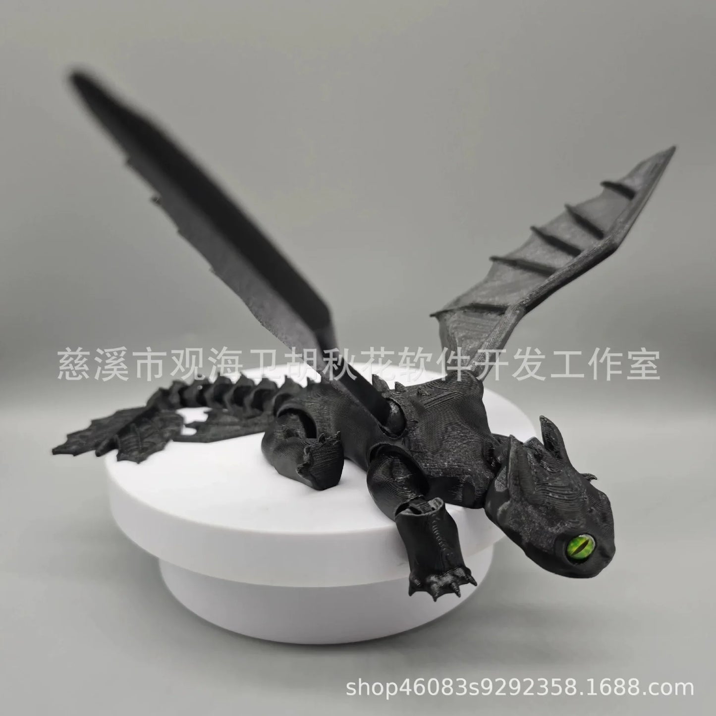 3D printed Night Sha Toothless anime cartoon fashion and creative desktop ornament model decoration children's toy birthday gift