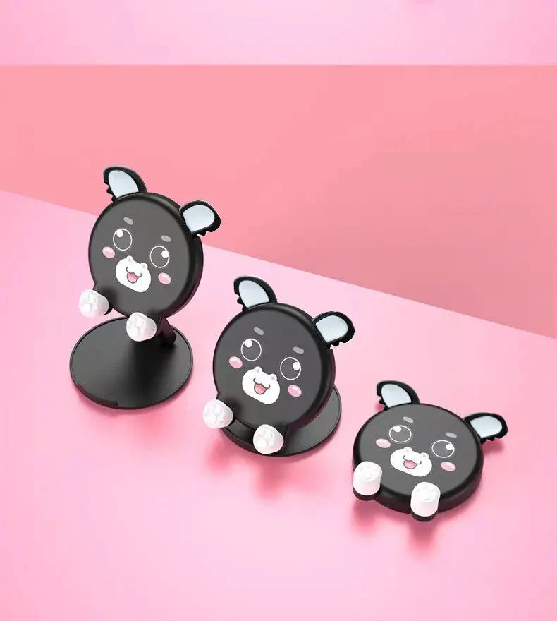 1PC New Cartoon Cute Phone Stand Folding Small Portable Multi Functional Adjustable Universal Tablet Stand Lazy God Tool