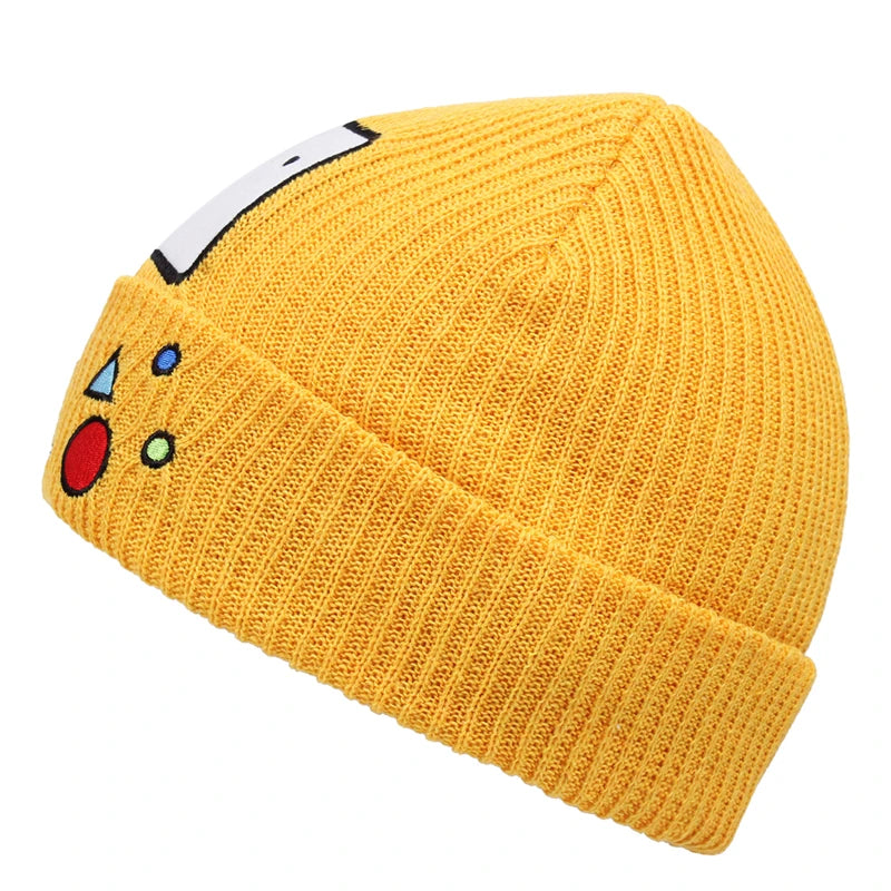 New Cartoon Adventure Time Casual Beanies For Women Men Hip Hop Beanie Hat Lovely Warm Knitted Skull Bonnet Gorros Ski Skullies