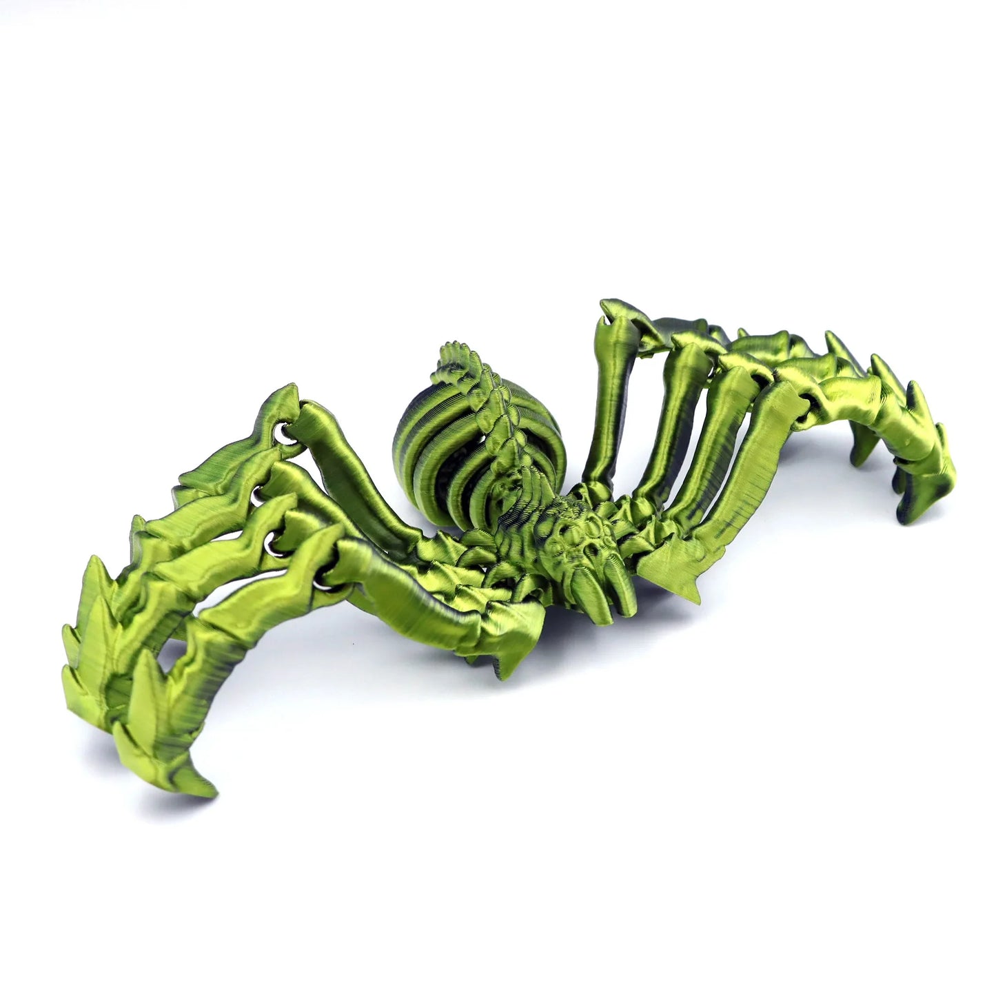 3D Printed Retractable Spider Movable Joint Fidget Toy Rotatable Articulated Office Desktop Ornament Adults Kid Toy Crafts Gift