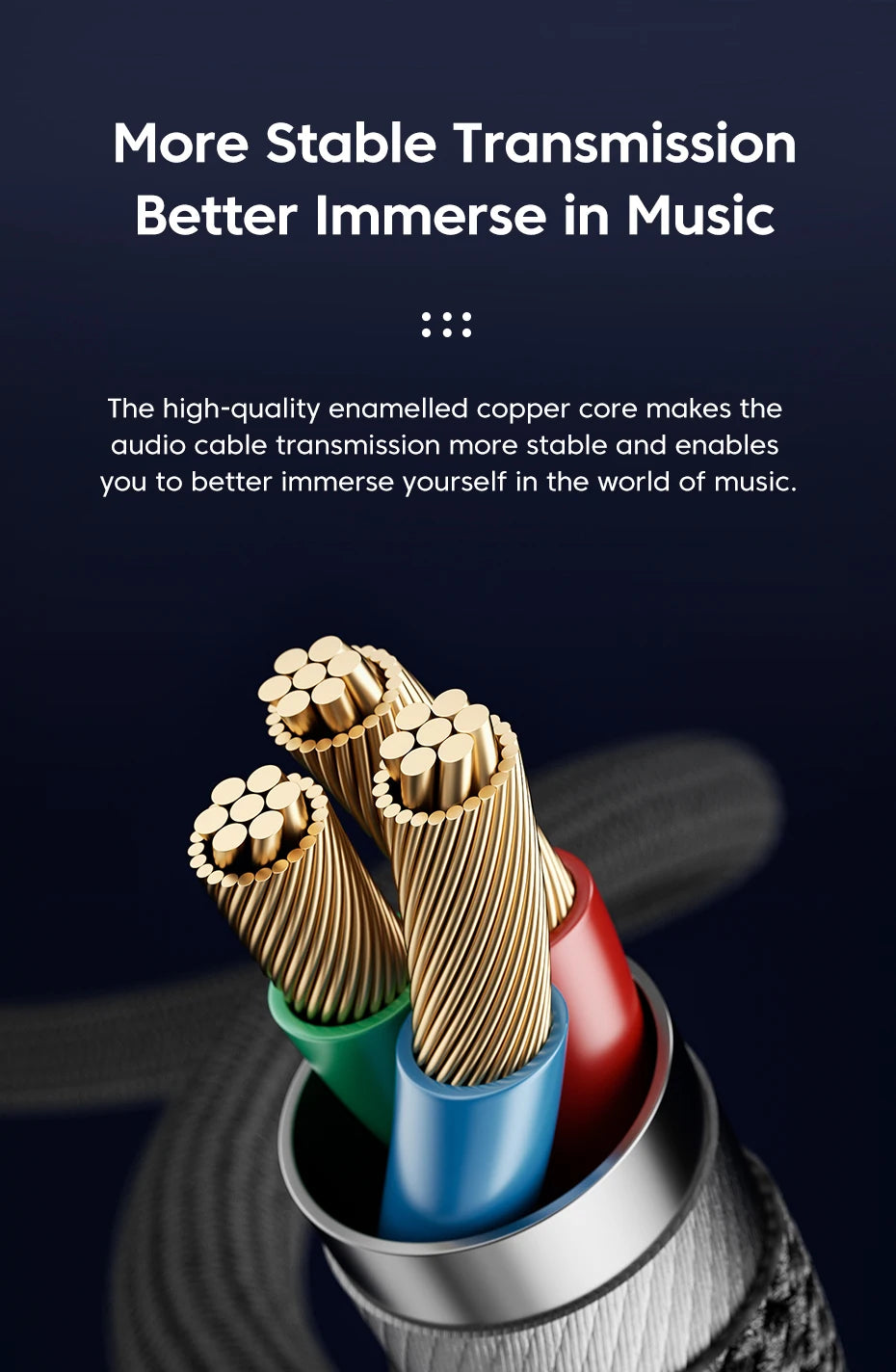 Toocki Aux Cable 3.5mm Male to Female Jack Audio Male Extension Speaker Wire with Microphone for Headphone Xiaomi Extender Cord