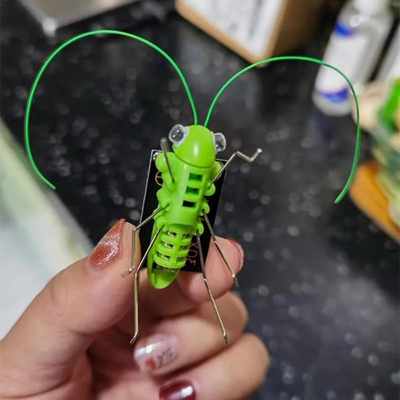 Solar Grasshopper Toy Puzzle Children Selected Gift Simulation Insect Gift Boys and Girls Science Education Funny Moving Toy Kid