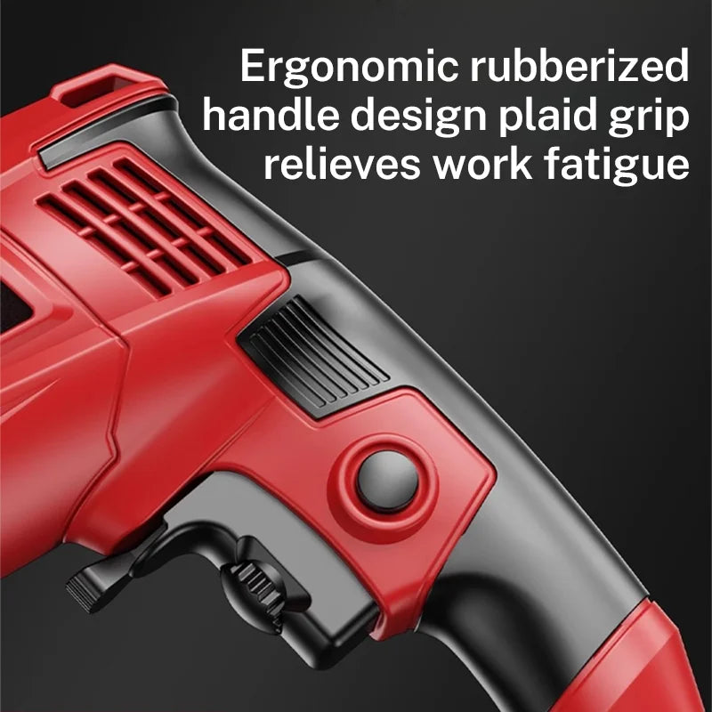 220V 50Hz Impact Drill 0-3000 R/min High Rotation Speed Corded Electric Drill Tool Max 13mm Chuck Controllable Speed 780W