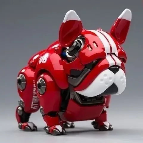 Hwj Rambler Transformation bouledogue mécanique Robot chien figurine jouets mobiles métallique à mode Science-Fiction ornement