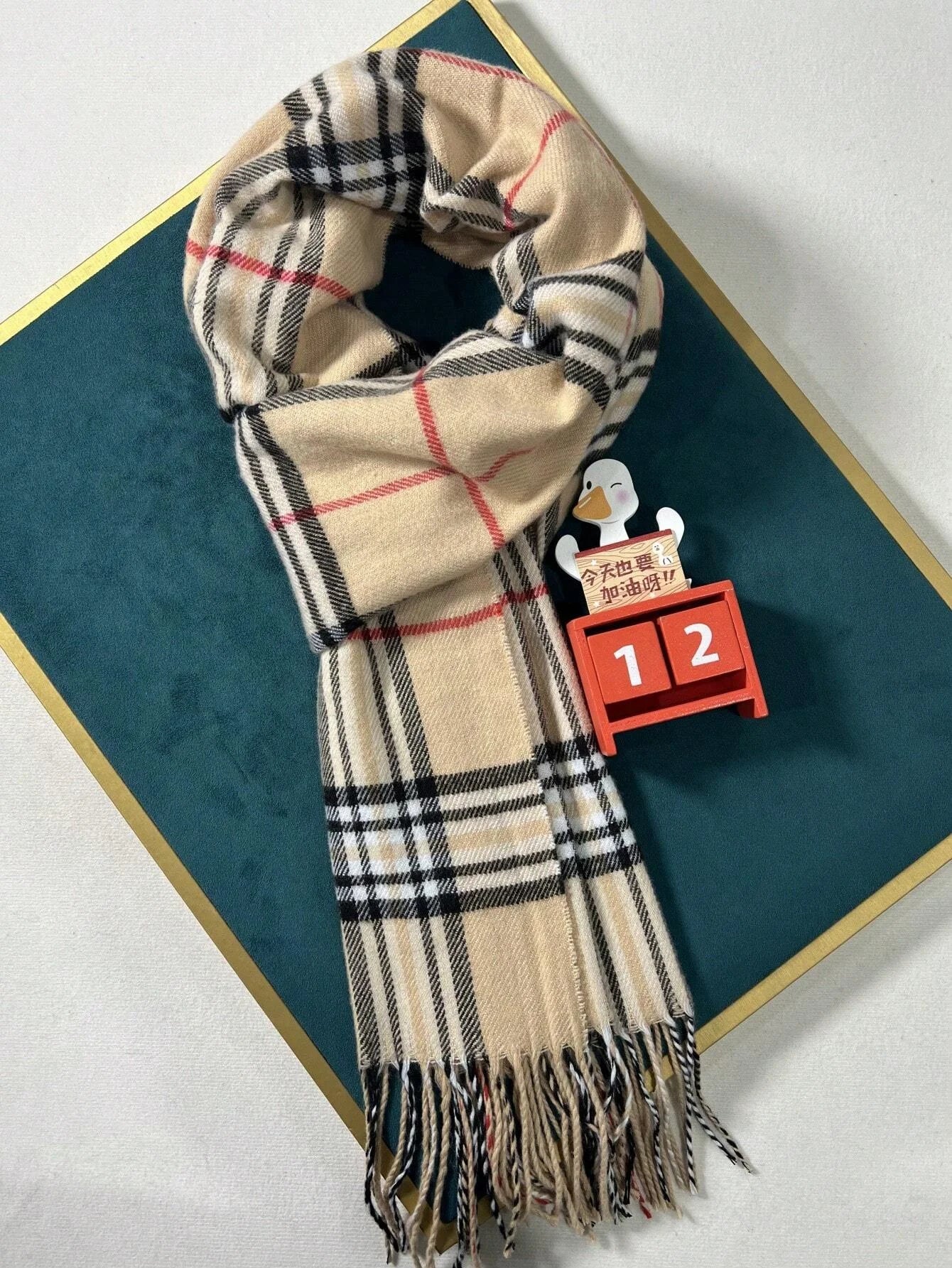 Cashmere Warm Scarf for Women Design Winter Men Shawl Wrap 2025 Plaid Female