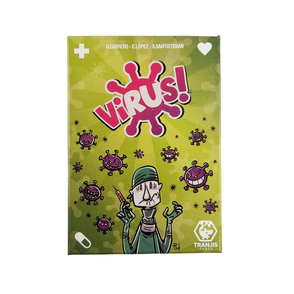 3 Styles Virus Game Cards The Contagiously Fun Card Game Virus 1/2/3 Evolution Halloween Spanish English French Party Game Card