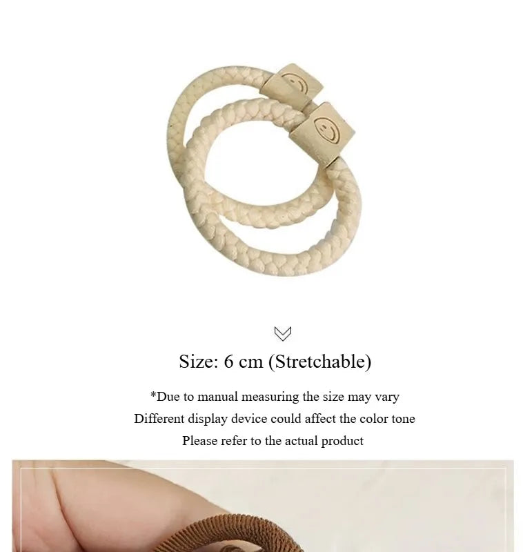 High Elasticity Durable Women Simple Elegant Hair Tie, Perfect for Ponytails, Stylish Hair Band Hair Ties Girl Hair Accessoires