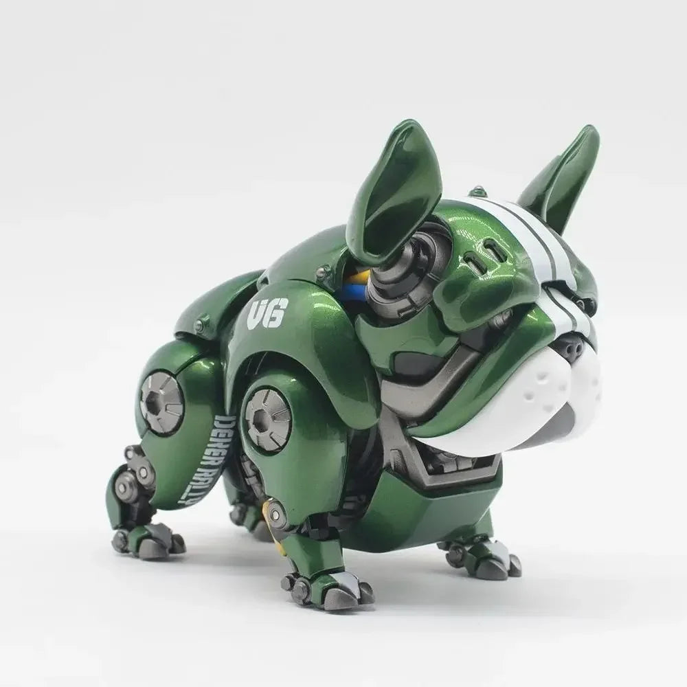 Hwj Rambler Transformation bouledogue mécanique Robot chien figurine jouets mobiles métallique à mode Science-Fiction ornement