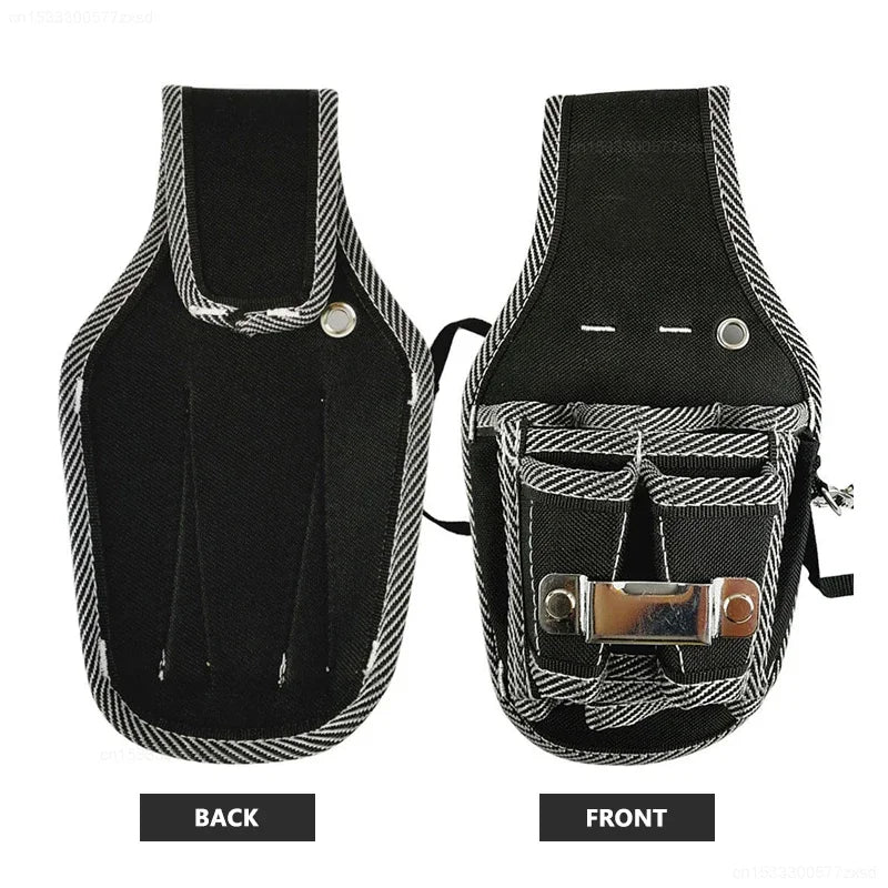 Multifunctional Tool Bag Nylon Fabric Tool Belt Screwdriver Kit Holder Tool Bag Pocket Pouch Bag Electrician Waist Pocket Case