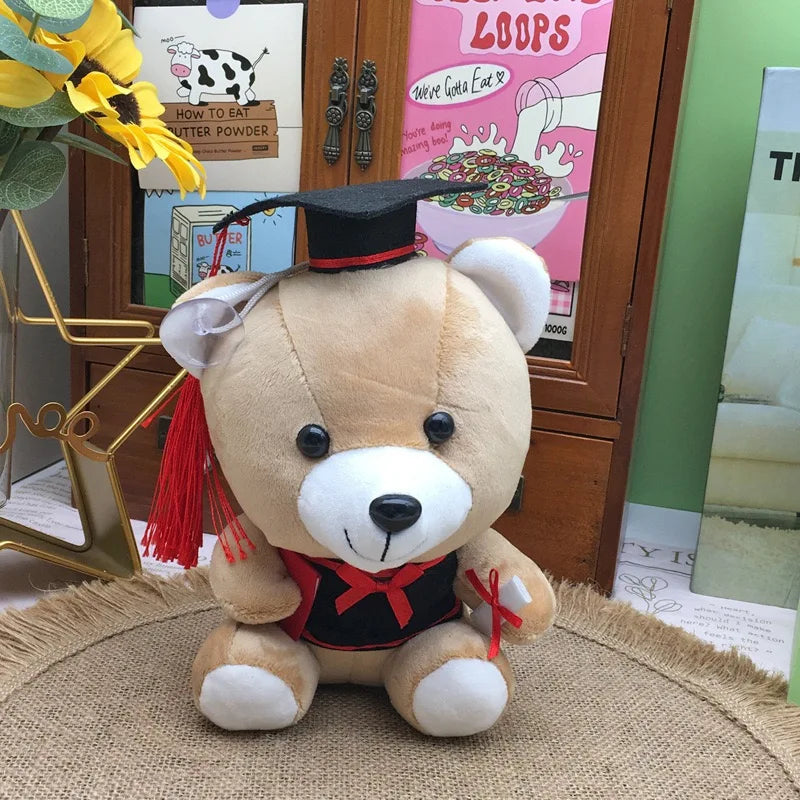 25cm Graduation Plush Toy Stitch Original Figures Stuffed Toys Sanrio Kuromi Hello Kitty Sofa Large Plush Doll Kids Xmas Gifts