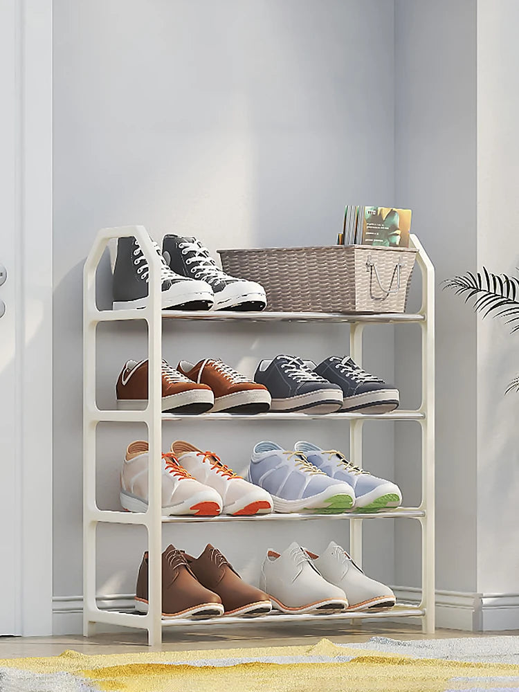 4 Floor Assembly Creative Home Shoe Rack Dormitory Door Storage Rack Storage Shoe Cabinet Components Home Supplies