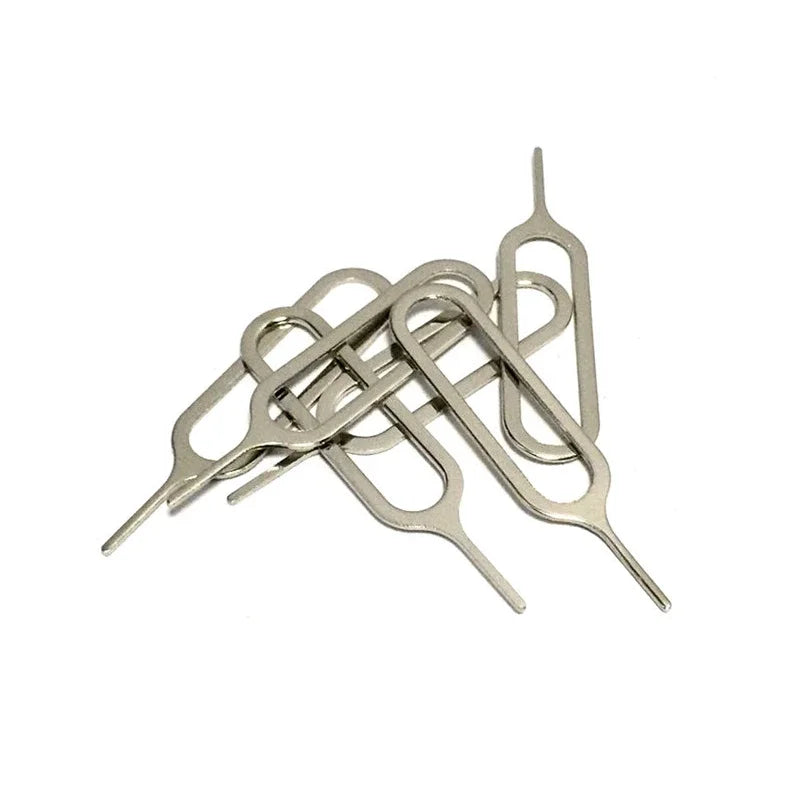 5pcs Mobile Phone Sim Card Remover Pin Needle Replacement Parts Tool Kit for iPhone Samsung Blackberry Xiaomi Oppo Huawei Repair