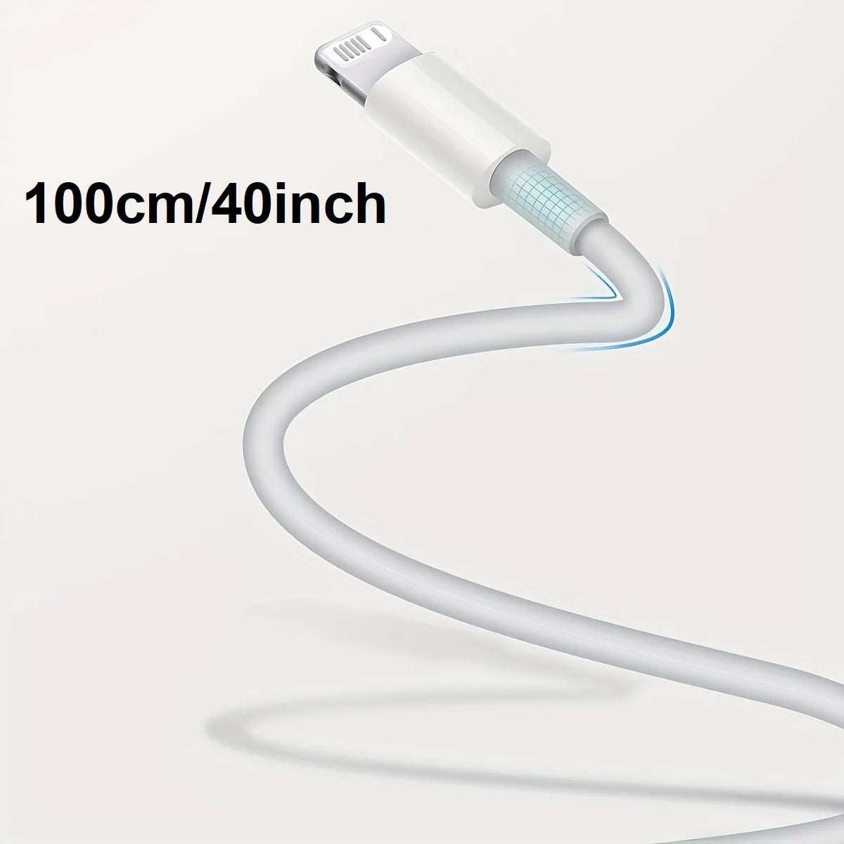 1M/3FT USB to L Charging Cable for iPhone IPad-3 Pack/1 Pack
