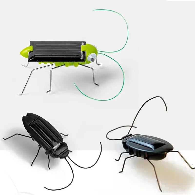 Solar Grasshopper Toy Puzzle Children Selected Gift Simulation Insect Gift Boys and Girls Science Education Funny Moving Toy Kid