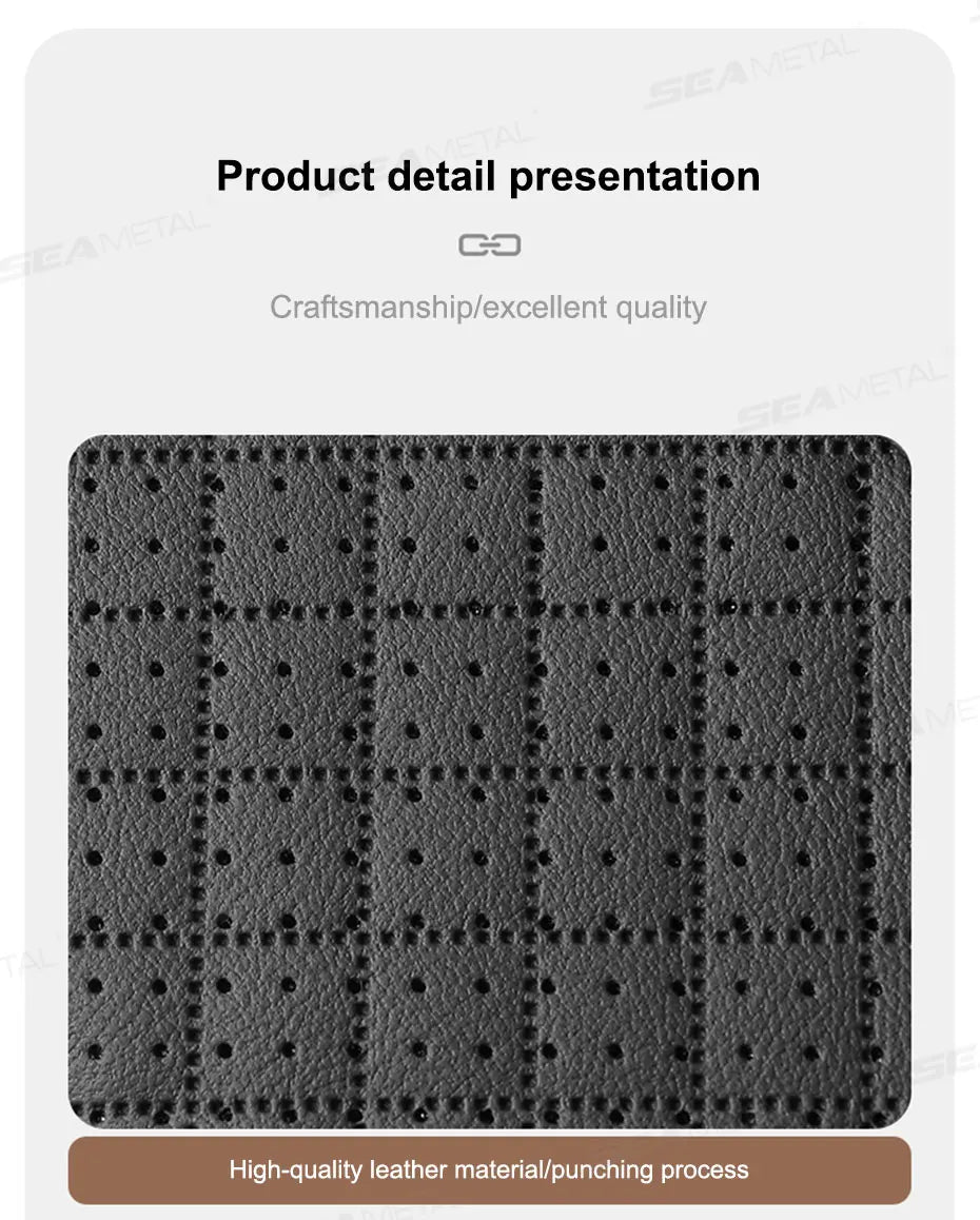 BLALION Leather Car Armrest Box Pad Memory Foam Center Console Arm Rest Protector Cover with Storage Pocket Elbow Rest Cushion