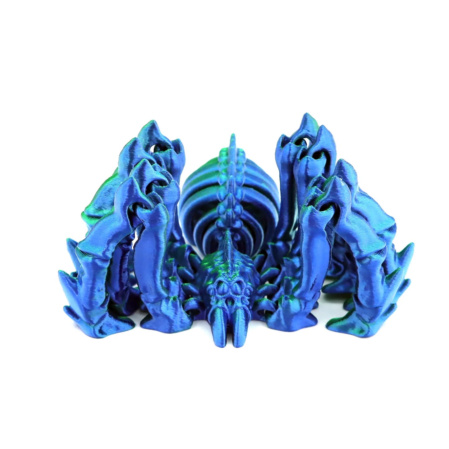 3D Printed Retractable Spider Movable Joint Fidget Toy Rotatable Articulated Office Desktop Ornament Adults Kid Toy Crafts Gift