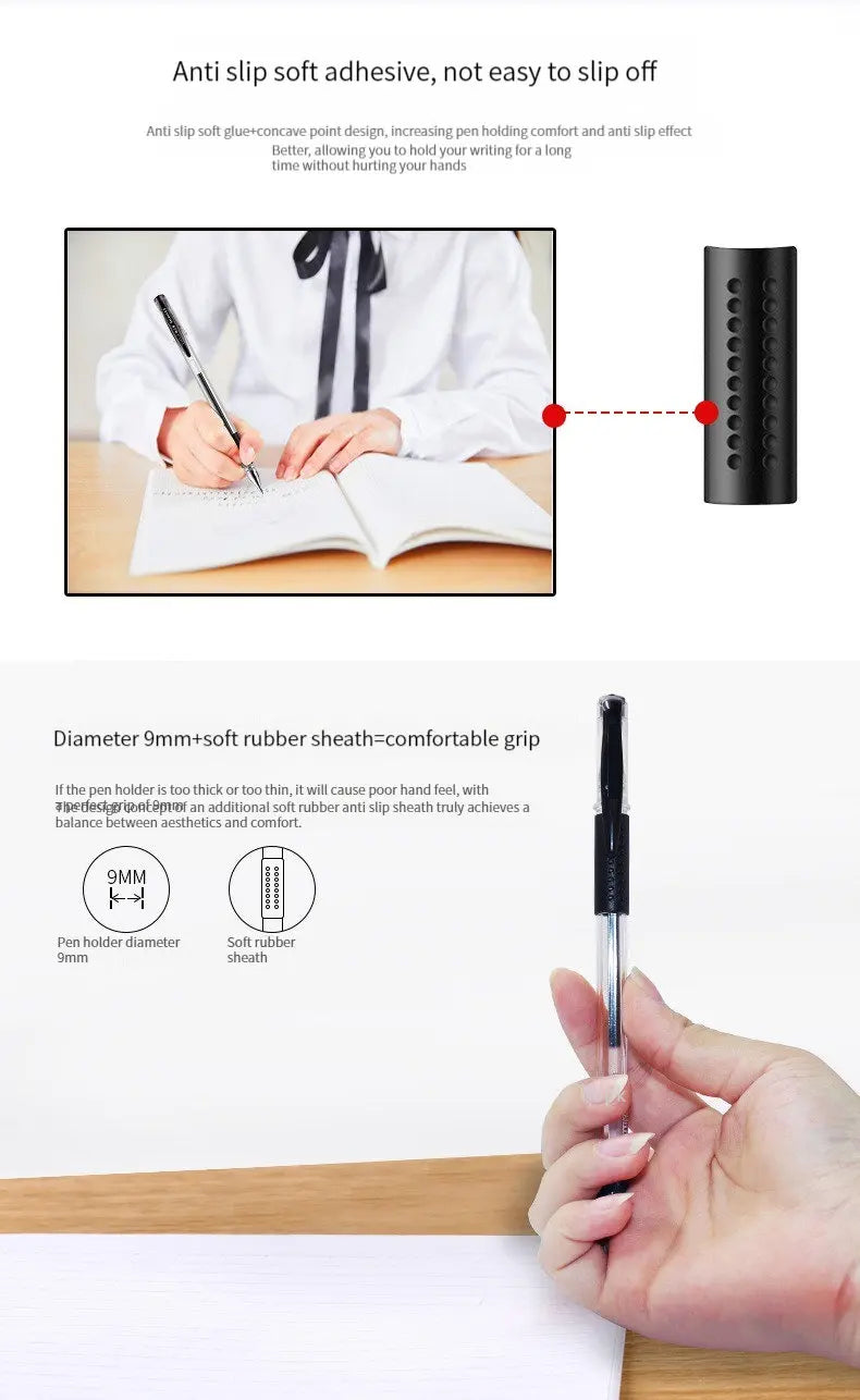 7/35 PCS Gel Pen Set School Supplies Black Blue Red Ink Color Ballpoint Pen Kawaii Pen Writing Tool School Office Stationery