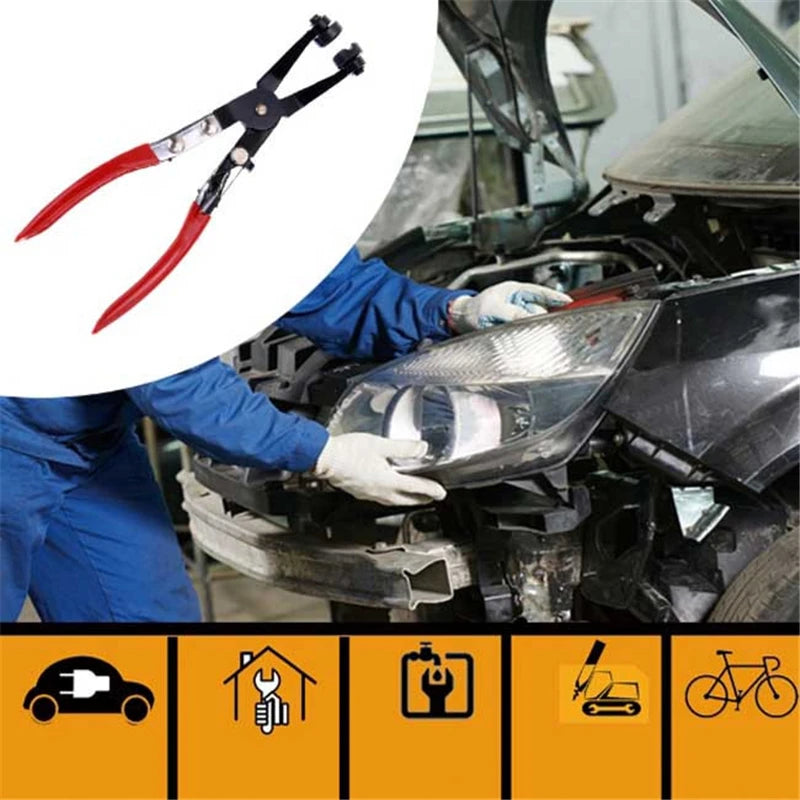 Clamp Puller Locking Car Hose Clamps Pliers Water Pipe Hose Flat Band Ring Type Tool for Garden Auto Removal Tools