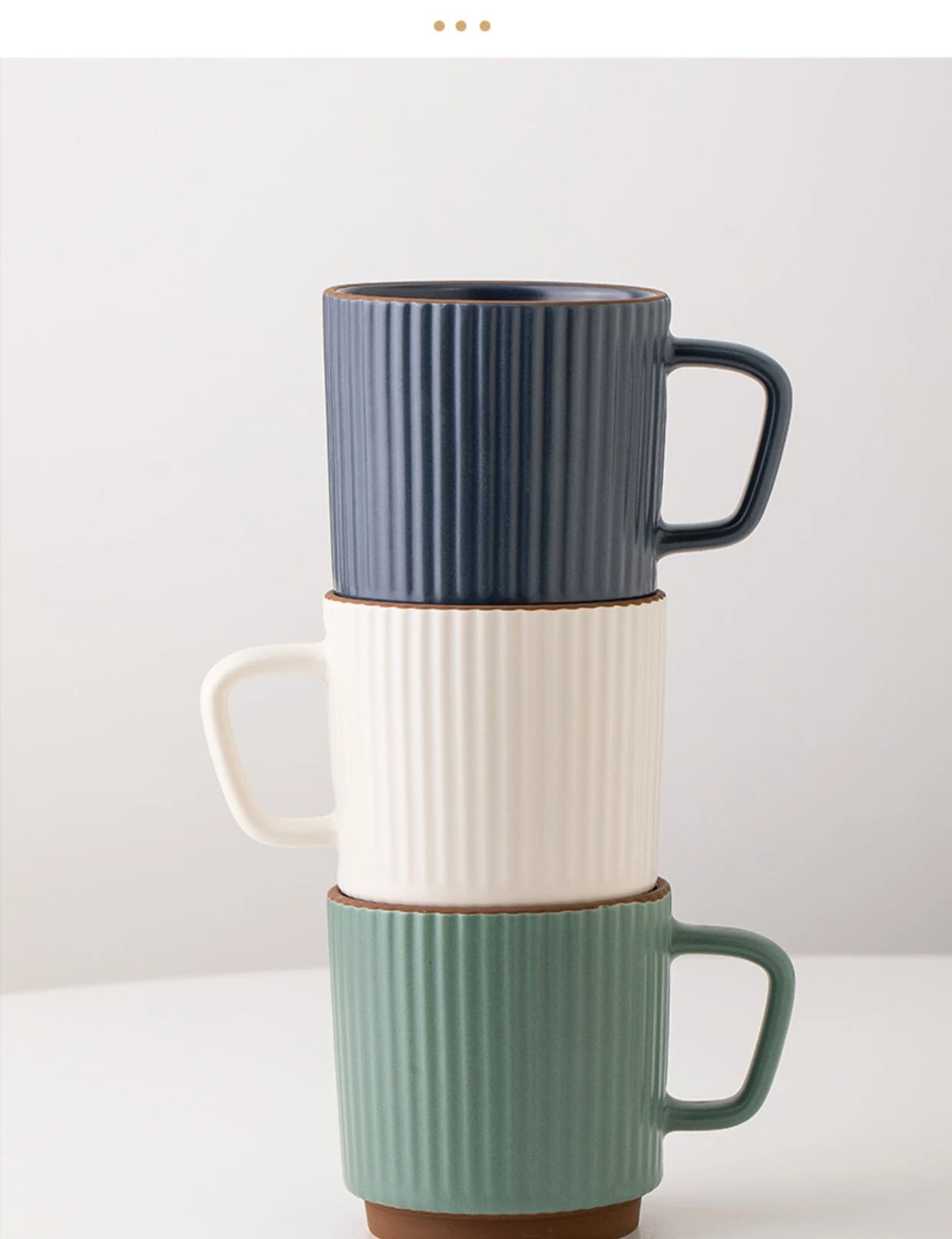 2PCS 250ML Antique Relief Mug Ceramic Water Cup Coffee Cup Household Water Cup Coffee Shop Milk Cup