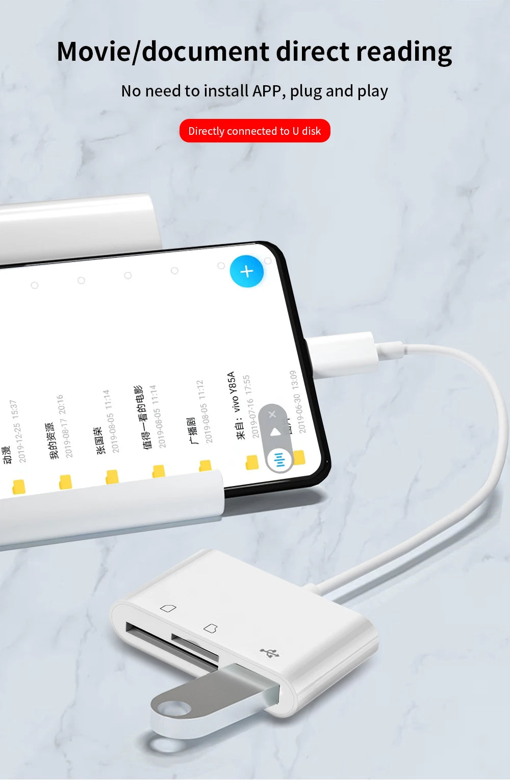 TISHRIC Micro USB Type C Adapter USB TF SD Card Reader USB-C Memory Card Adapter For Macbook Samsung Huawei XiaoMi Laptop Phone