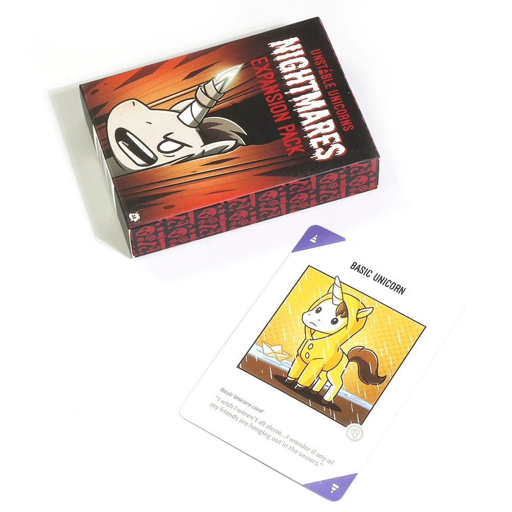 Unstable Unicorns Board English Family Party Expansion Basic Version Of Classic Board Games Control and Chaos Base Game