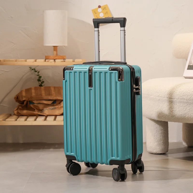 18 inch Student suitcase Travel Bag Women's Bag Back to School Spinner Wheel Suitcase Carry-On Boarding Travel