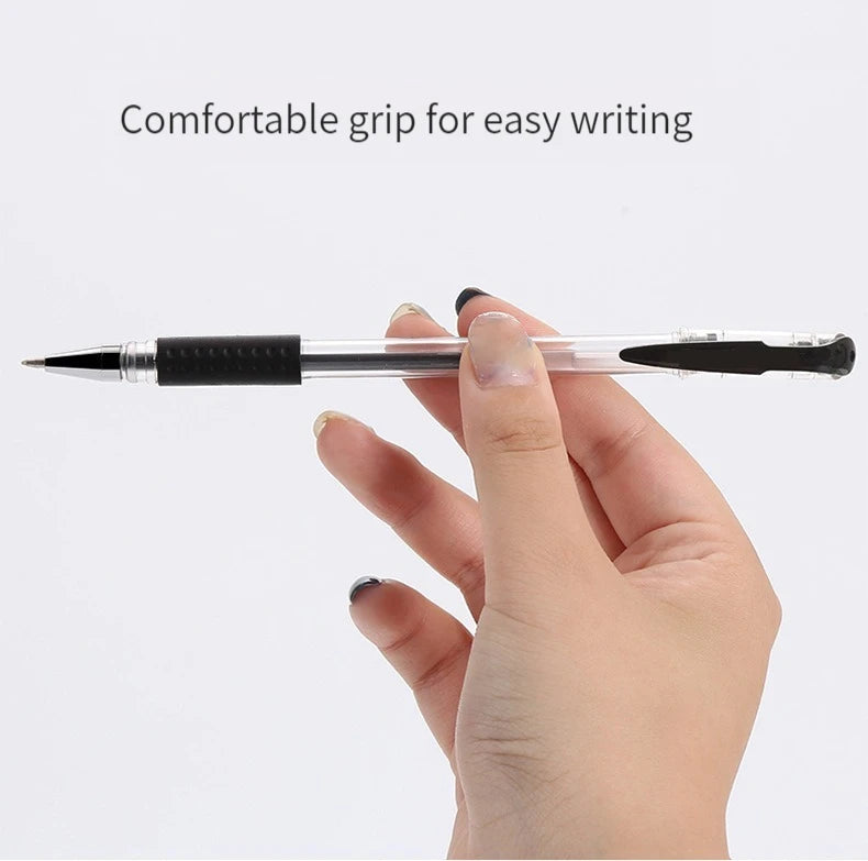 7/35 PCS Gel Pen Set School Supplies Black Blue Red Ink Color Ballpoint Pen Kawaii Pen Writing Tool School Office Stationery