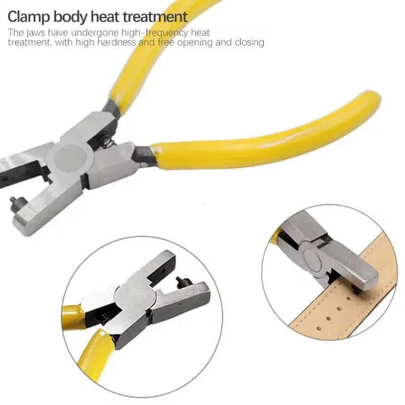 Leather Hole Punch Leather Tools Multifunctional Ordinary Carbon Steel Belt Puncher Punching Tool Belt Hole Puncher Crafts Tool