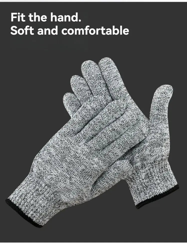 A Pair of Anti-cutting Gloves Glass Factory Kitchen Fishing Special Glass Anti-scratch Anti-knife Cut Anti-stabbing Gloves