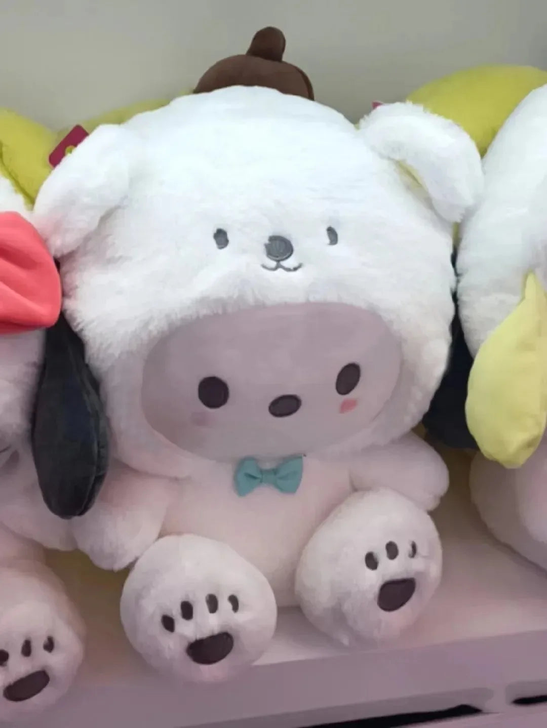 20CM Sanrio Plushies Hello Kitty Cinnamonroll Kuromi Pochacco Stuffed Plush Doll Cos Bear Cute Toys Children Birthday Gifts