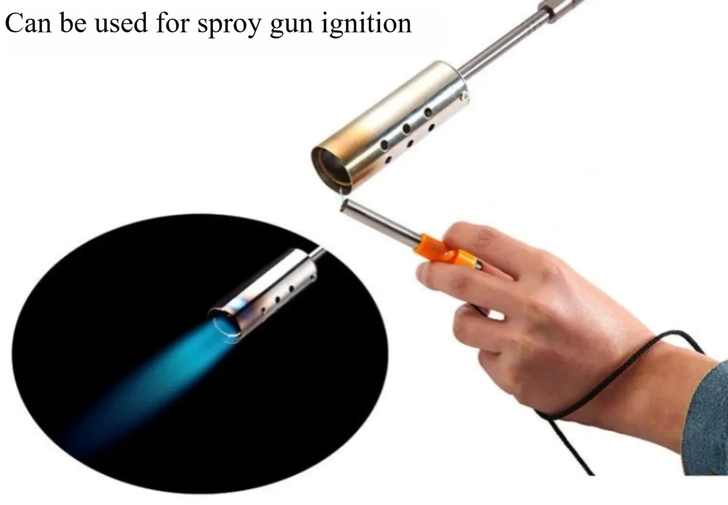 Camping Stove Electric Pulse Igniter Portable Piezoelectric Ignition Safe Outdoor Cooking BBQ Accessories