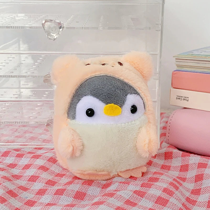 2023 Cute Penguin Doll Girl Cartoon Car Creative Plush Key Chain Kawaii Lady Bag Accessories