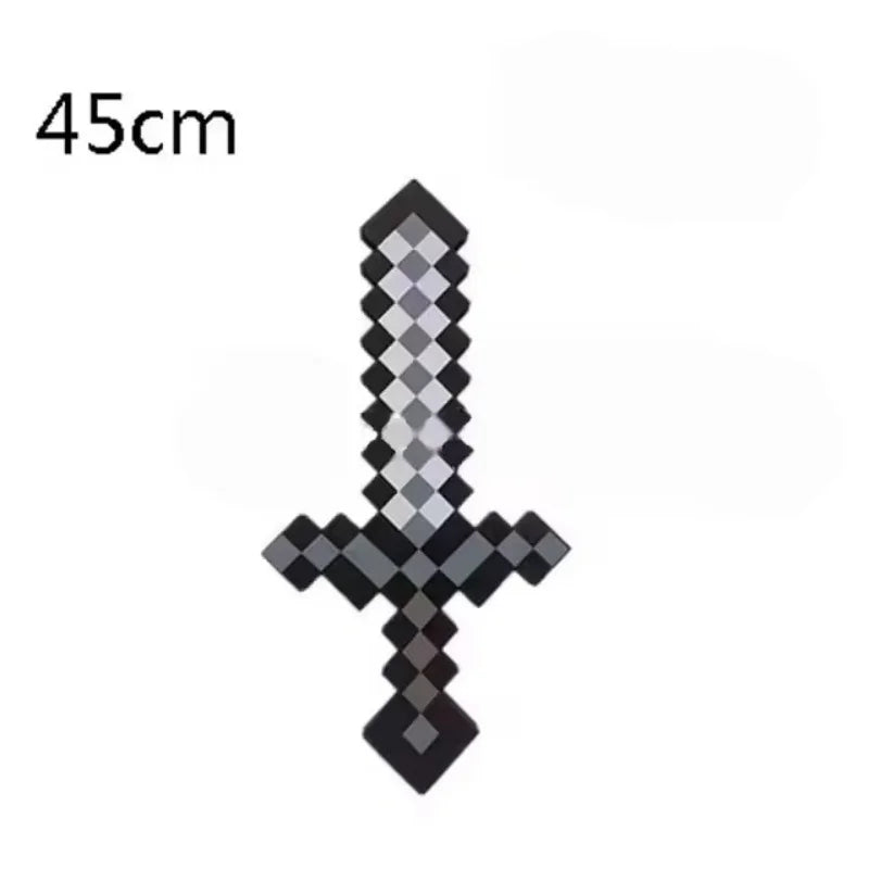 New Game My World Cosplay Props Foam Sword Shovel Knife Weapons Brinquedos Action Figure Game Model Diamond EVA Toys