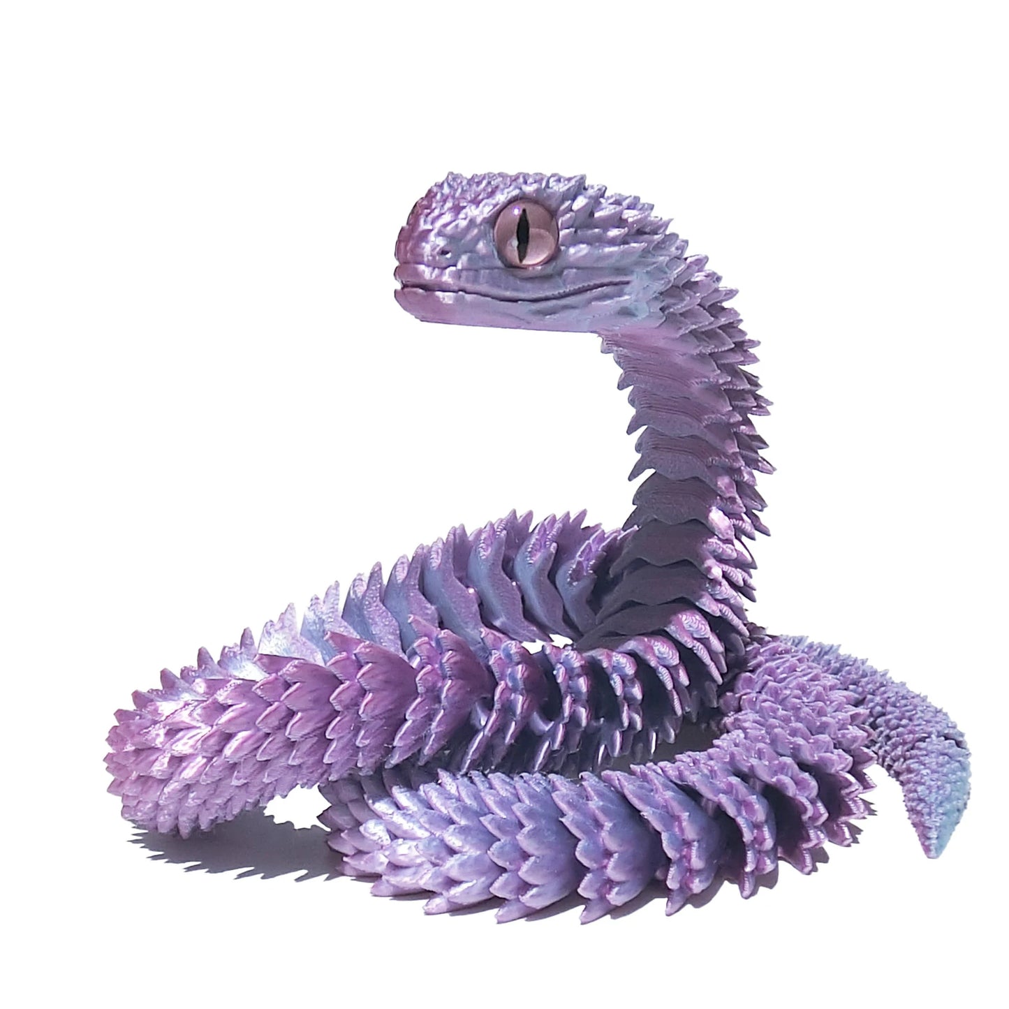 30cm 3D Printed Snake Toys Funny Printed Animals Snake Christmas New Year Craft Ornament Simulation Animal Home Desktop Ornament