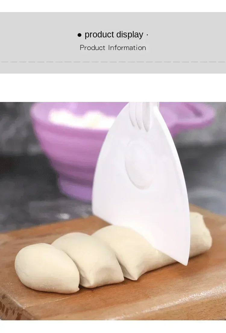 DIY Soft-scratch Boards Chocolate Baking Shovel Cake Cutting Knife Plastic Scraper Butter Dough Cutter Baking Kitchen Tools