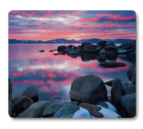 High Quality Beautiful Scenery Printing Lock Edge Gaming Mousepad Gamer Mouse Mat Keyboard Mats Desk Pad Mousepads 30x25cm
